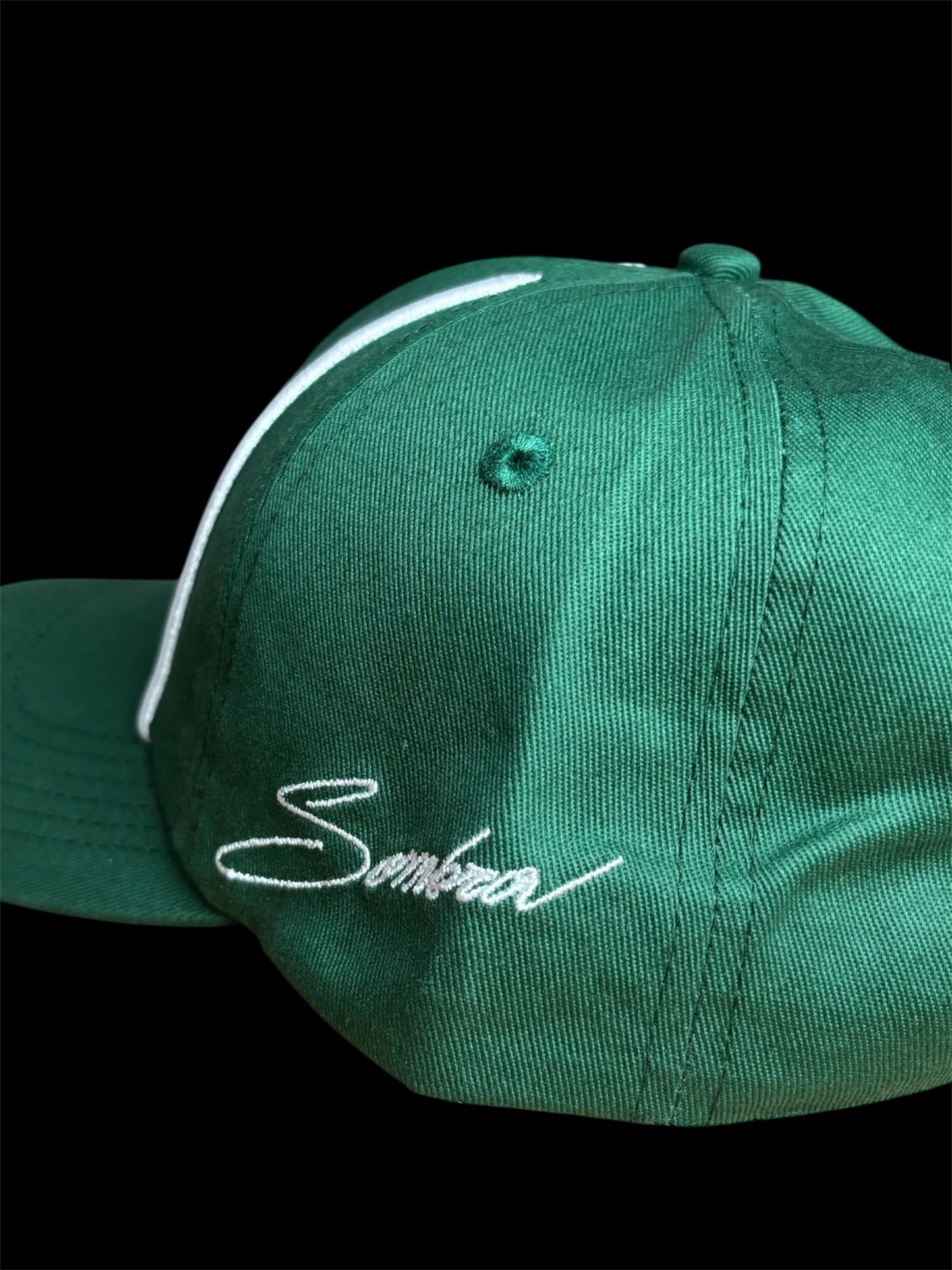 AGreen baseball cap